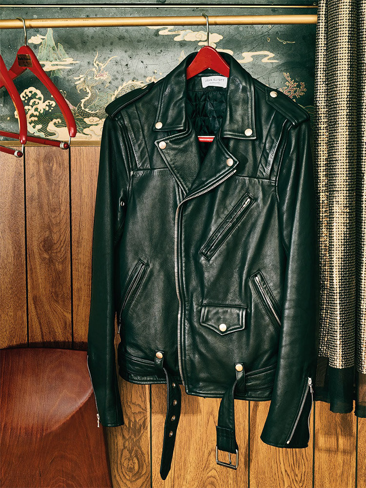 Leather Jacket by Keirnan Monaghan and Theo Vamvounakis