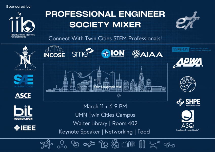 Professional Engineer Society Mixer