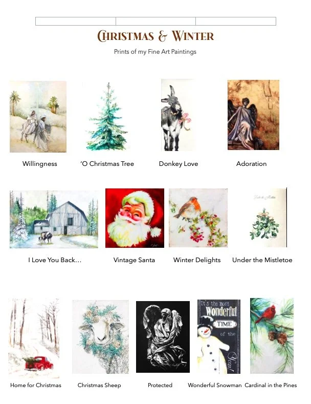 Winter and Christmas Card Series