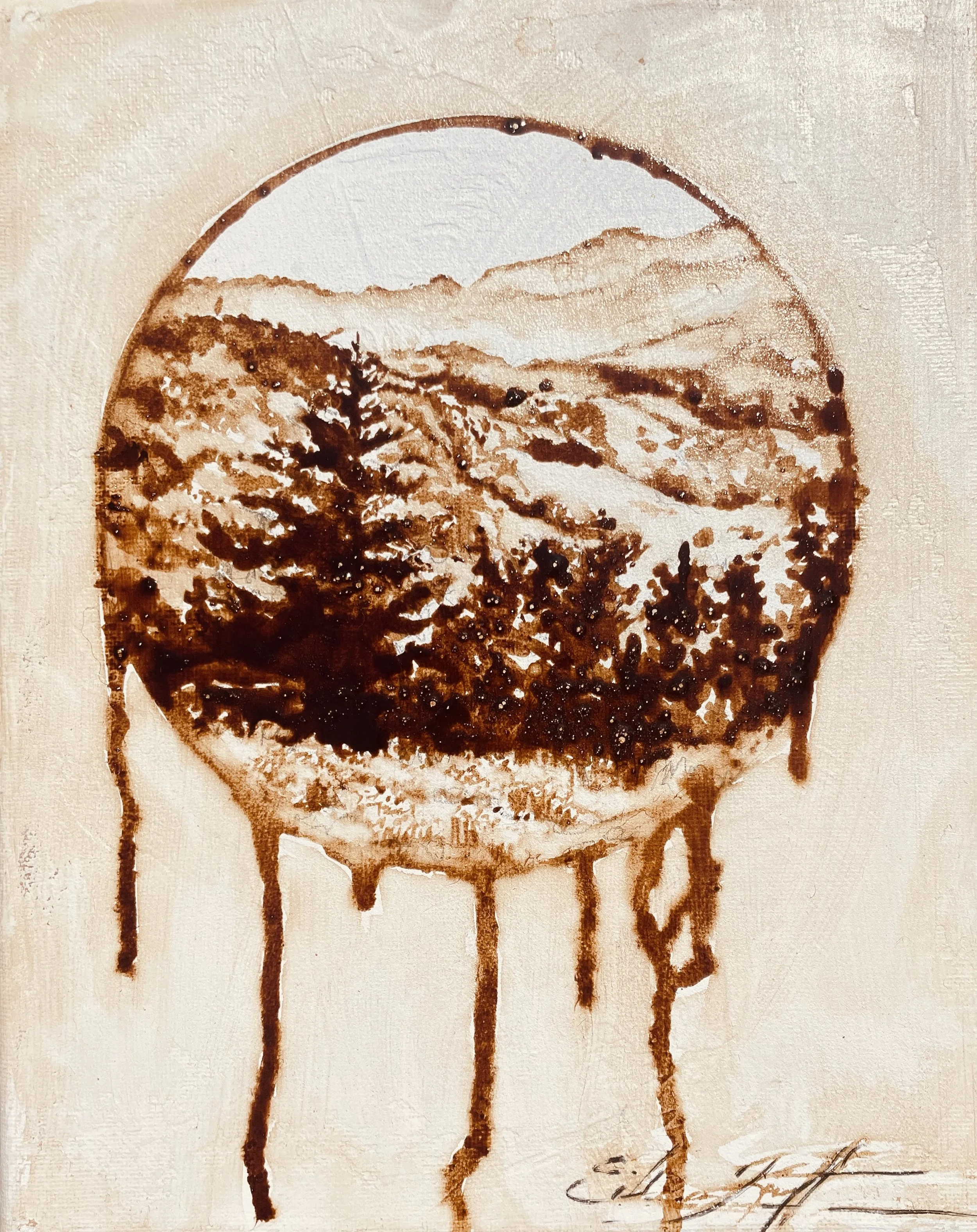 Coffee Painting Class @ The Coffee Company downtown Elizabethton, TN 37643