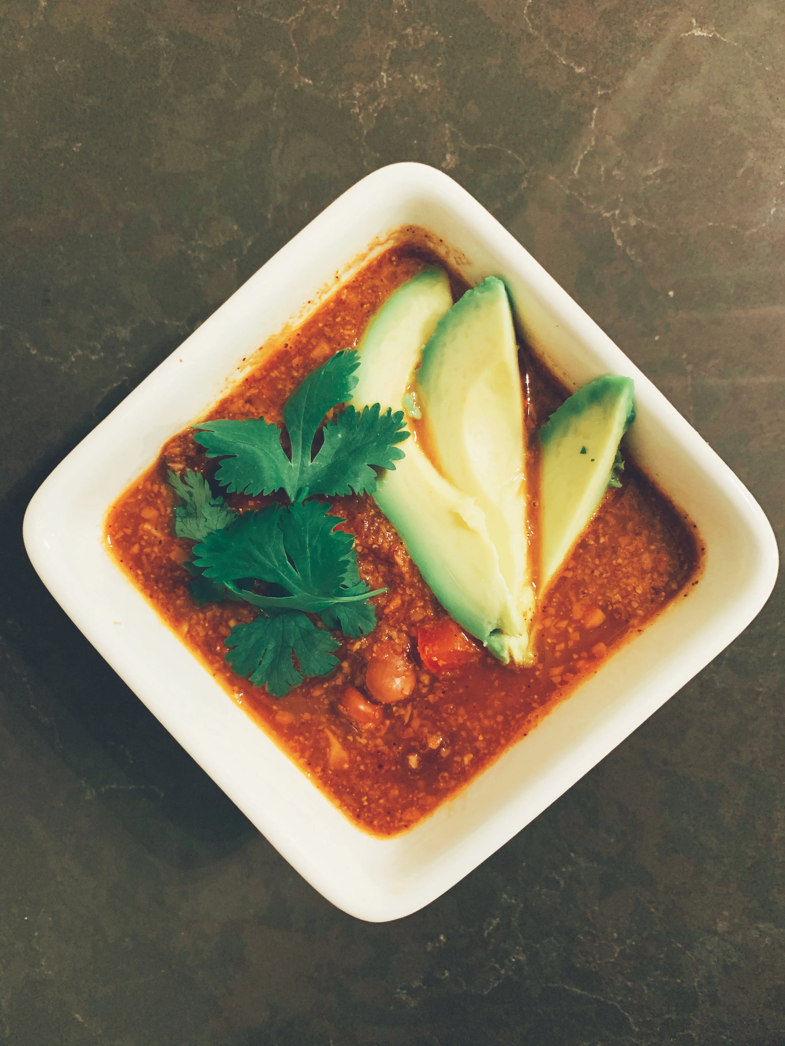 Walnut Cauliflower Chili