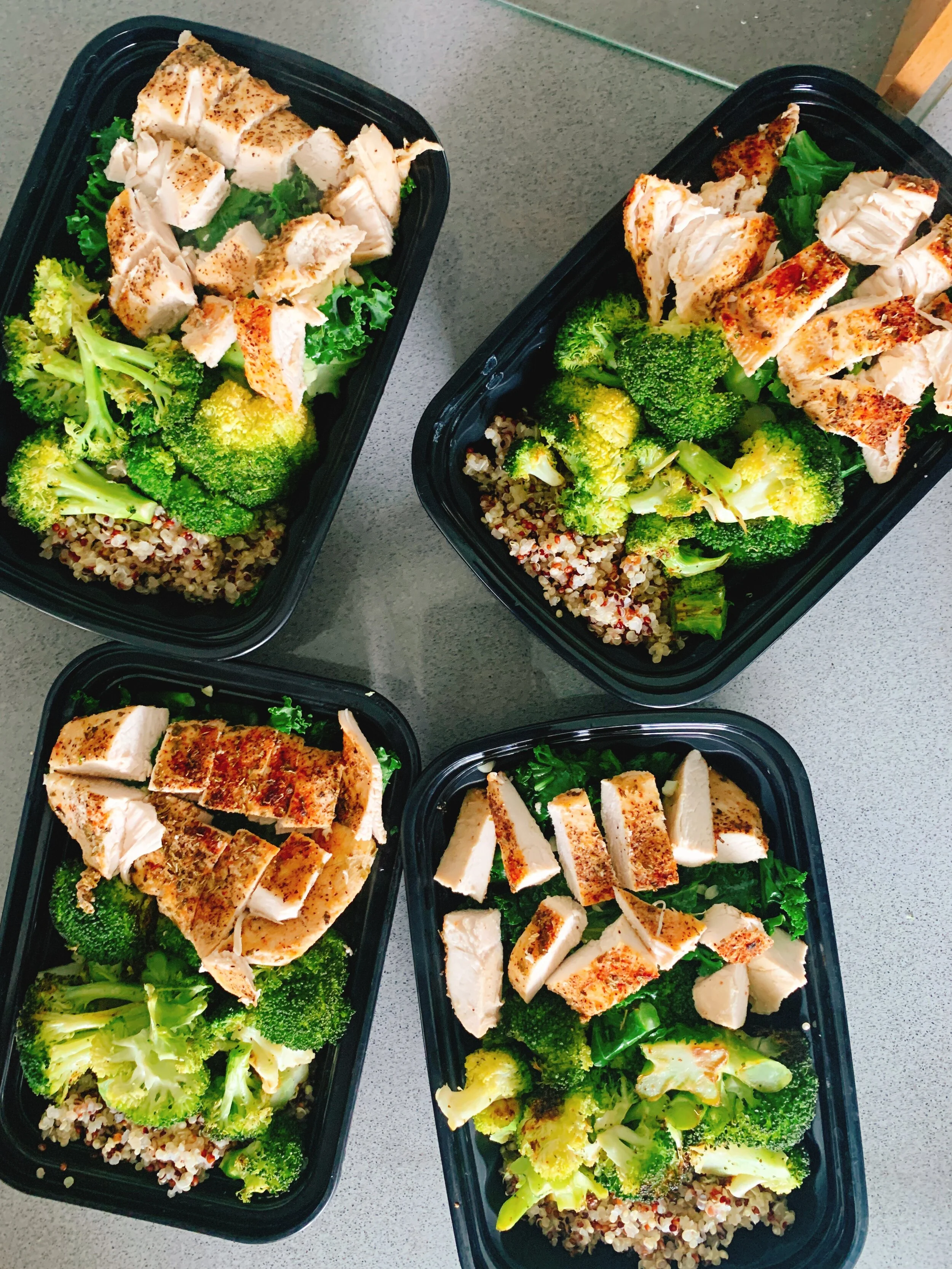 Roasted Broccoli Pecan Grain Bowl 