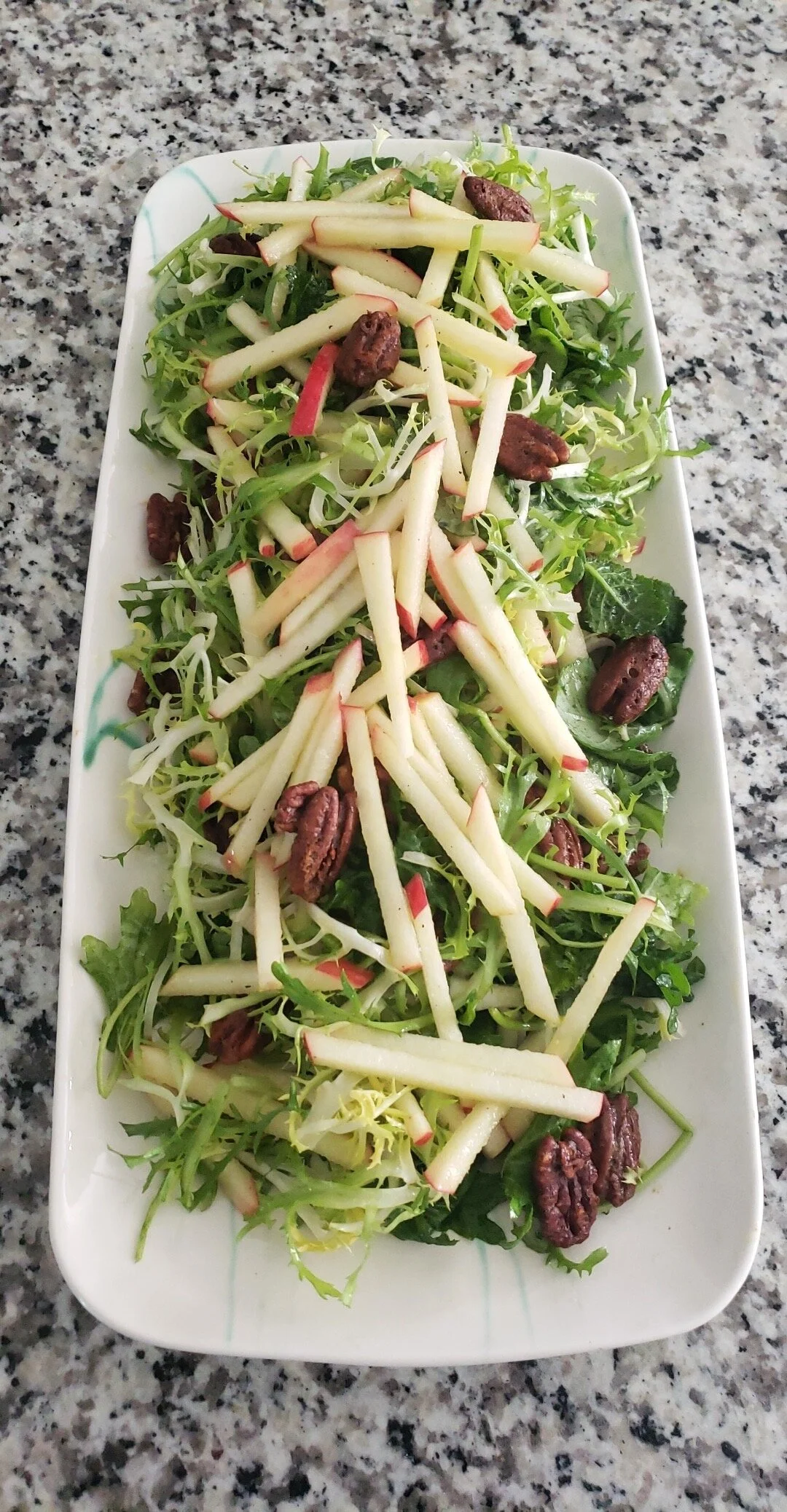 Honeycrisp Apple, Frisee, &amp; Kale Salad 