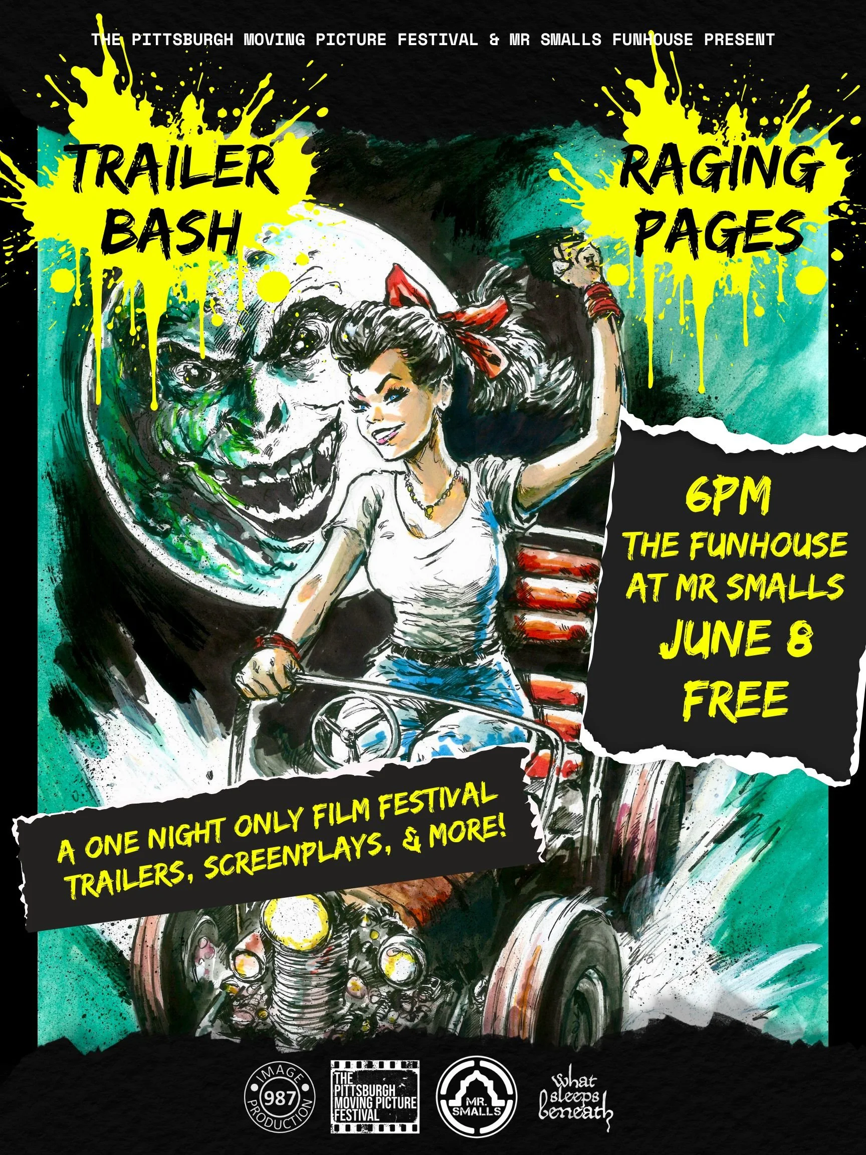 What Sleeps Beneath &amp; Image 987 Present: Trailer Bash/Raging Pages Film Festival