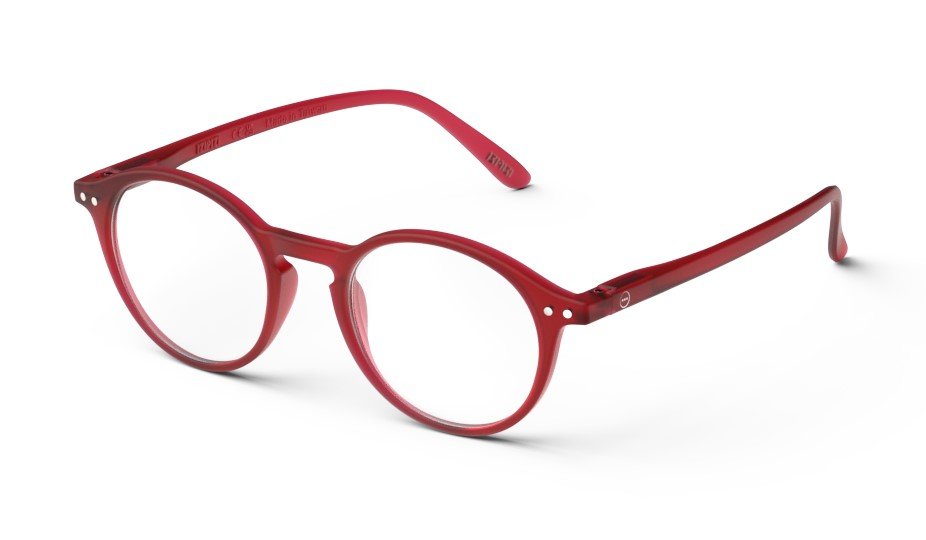 IZIPIZI Collection D Red Reading glasses side