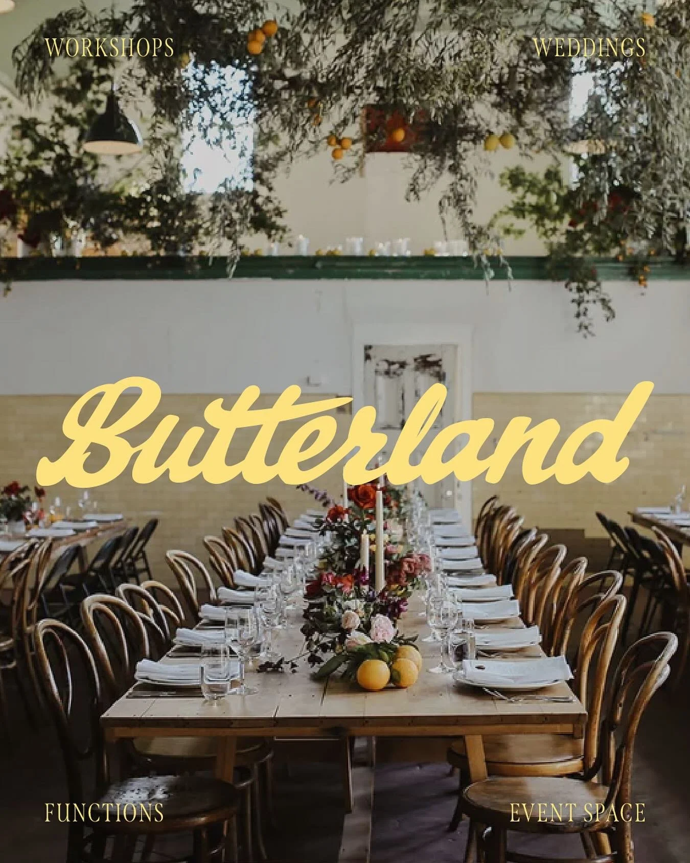 Butterland Weddings
Booking &lsquo;26/&lsquo;27
DM to book site visit
.
New branding by @vincentcasey.studio 🙌
.
#butterland #newstead #djaaracountry #weddings #celebrate #betrothed #beloved #special #gethitched #centralvictoria