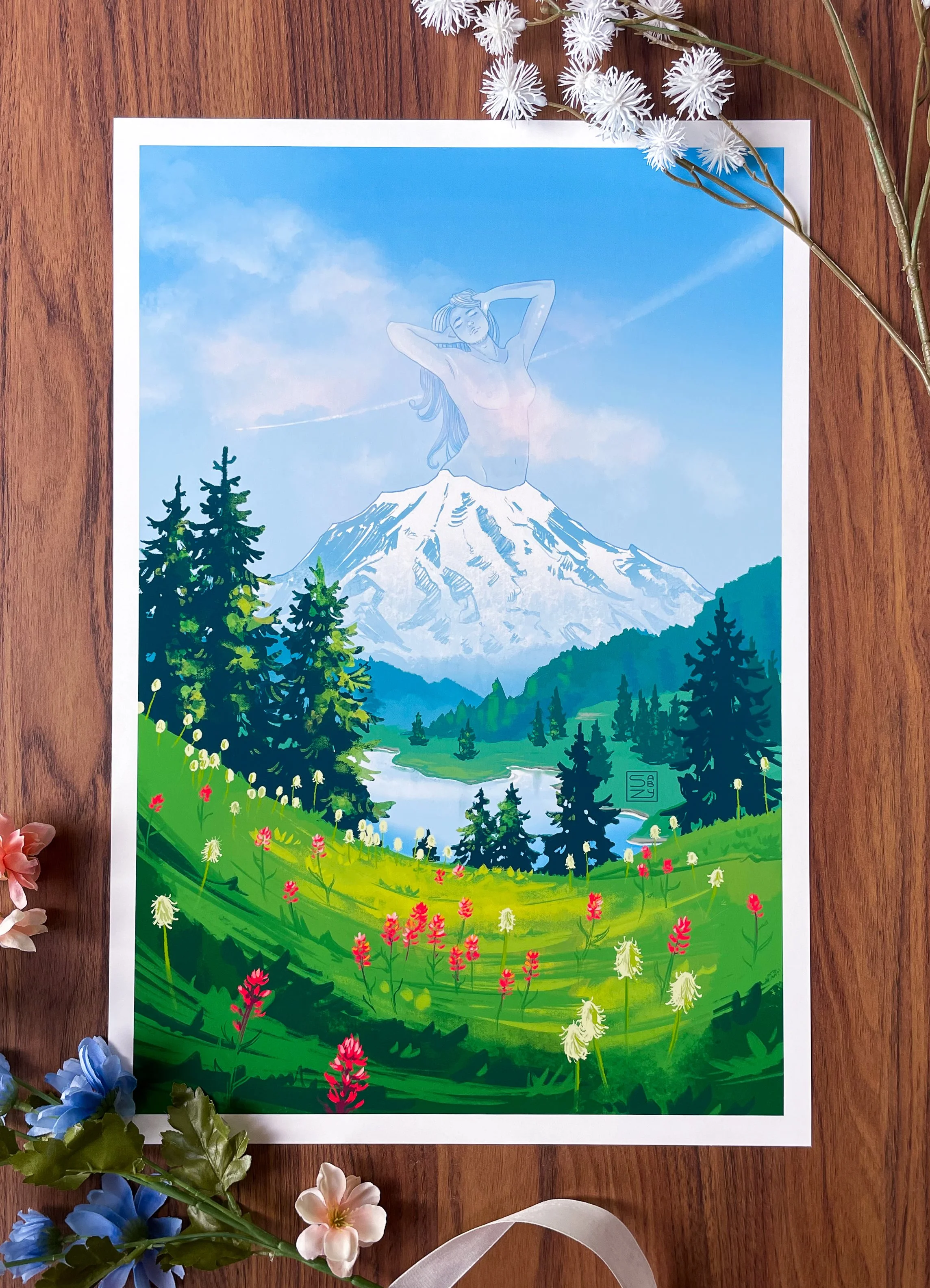 Mother of Waters - Matte Art Print