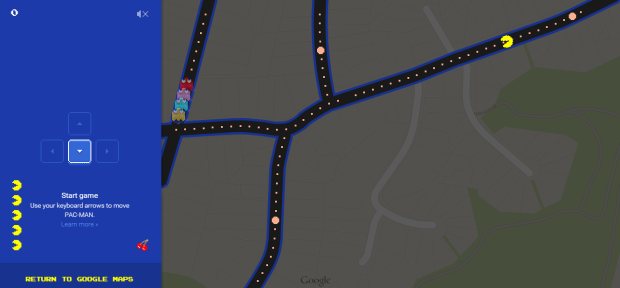 Pac-Maps From Google