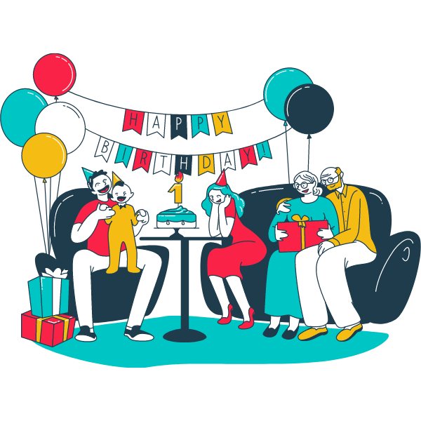 Birthday party during the pandemic