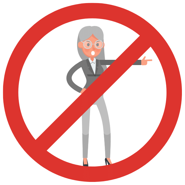 Don’t give commands