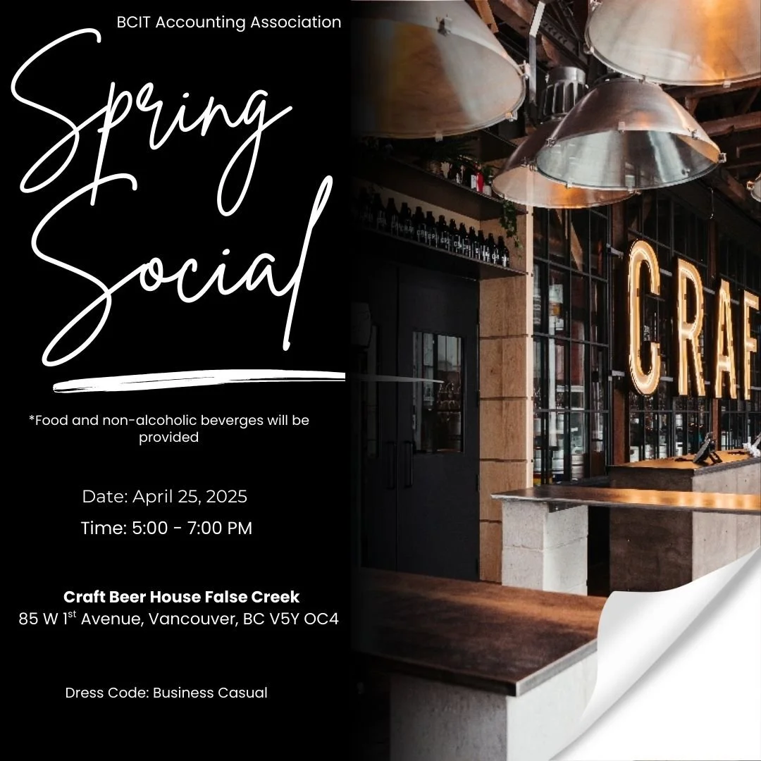 Feeling the pressure of April? Finals creeping up? Take a well-deserved break and join us for a relaxed evening with some of Vancouver&rsquo;s leading public practice firms.

The BCITAA is excited to host our signature event of the year &mdash; the A