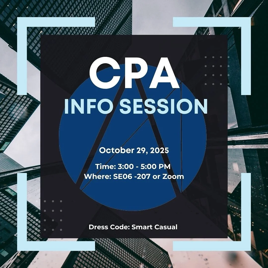 Thinking about becoming a CPA but not sure where to start? Join us for the CPABC info Sesson hosted by BCITAA! 

Come ready for with 2-3 CPA-related questions for our Q&amp;A 👀

Register with our link in our bio by Oct 26th @ 9:00 PM 

Can&rsquo;t m