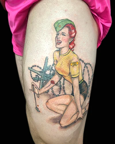 pinup tattoo
