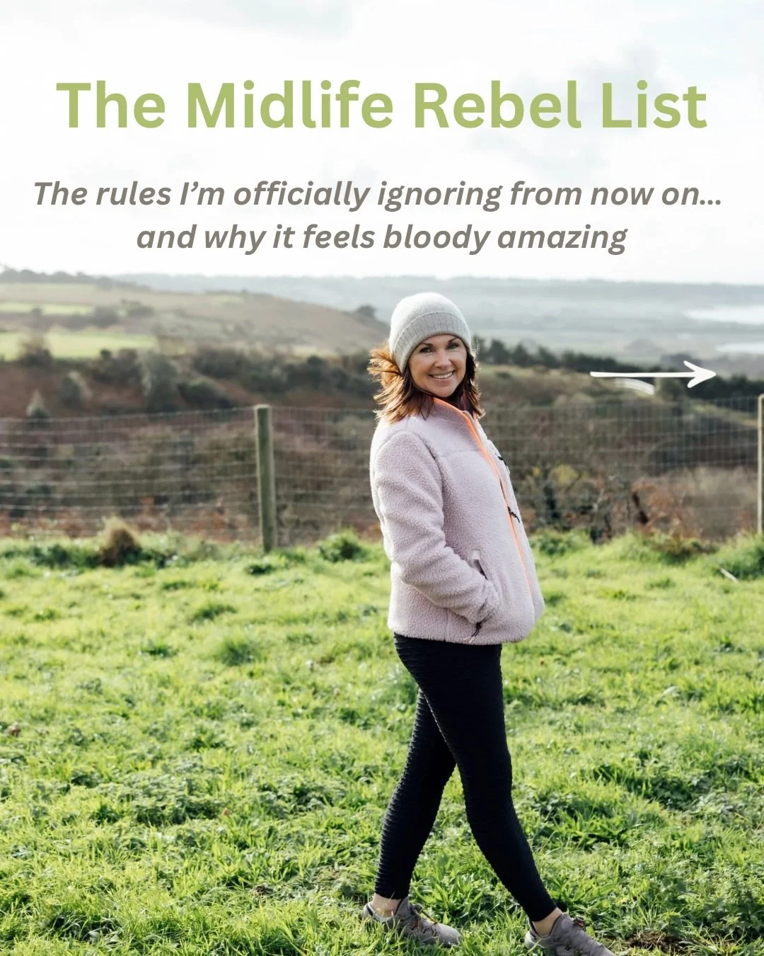 Being a midlife rebel isn&rsquo;t about breaking rules - it&rsquo;s about finally writing your own.
and honestly? it feels bloody brilliant 💛

If this hits 👉 send to a friend who&rsquo;s rewriting her rule book too.
The more of us who choose streng
