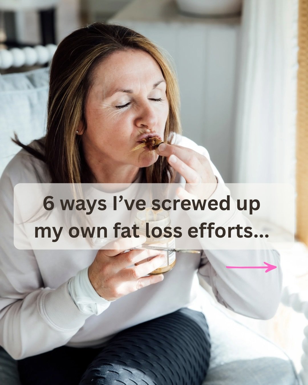 Looking back at my fat-loss journey 😅

Honestly&hellip; looking back makes me chuckle
There I was, completely baffled, wondering why nothing was shifting -
peanut butter, smoothies, extra protein.&hellip;
all the &lsquo;healthy&rsquo; stuff I though