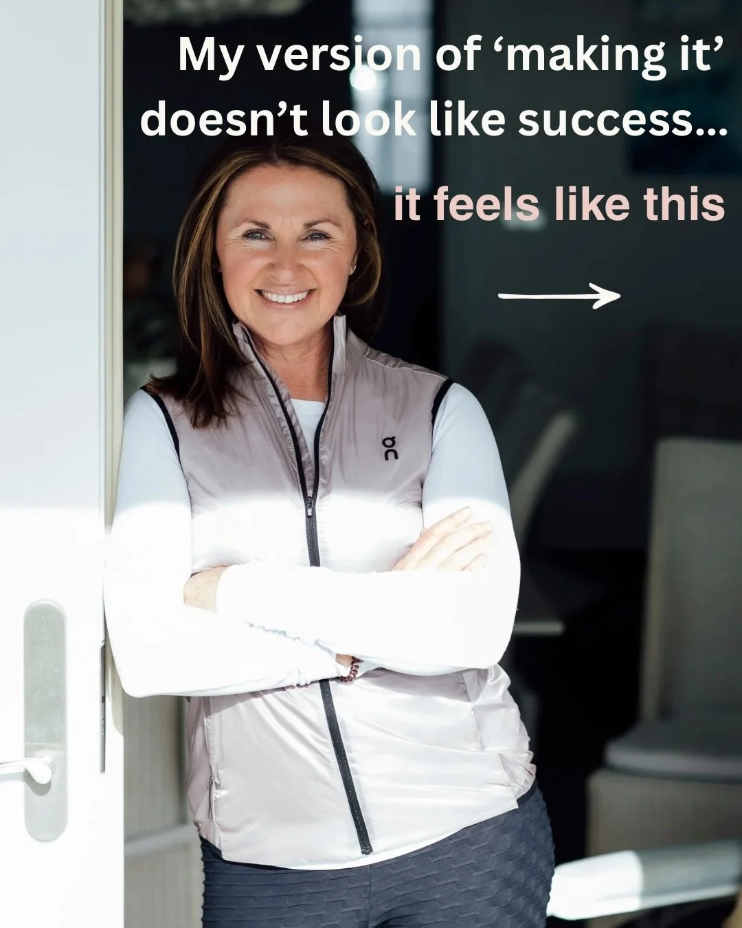 Turns out &lsquo;making it&rsquo; was never about money, titles or the highlight reel for me (although I do love a good highlight reel!)

&lsquo;SUCCESS&rsquo; was always about gaining more freedom and time to live and love this life. I realised earl
