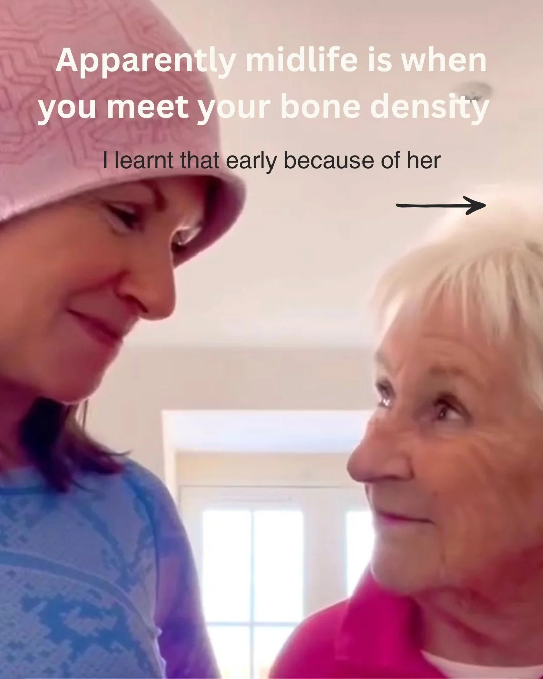 My mum went through the war in Jersey - she never had the chance to build her peak bone mass. Lack of food, lack of protein&hellip; she battled osteoporosis later in life. And it was no joke 🦴 

Watching her made me realise: osteoporosis isn&rsquo;t