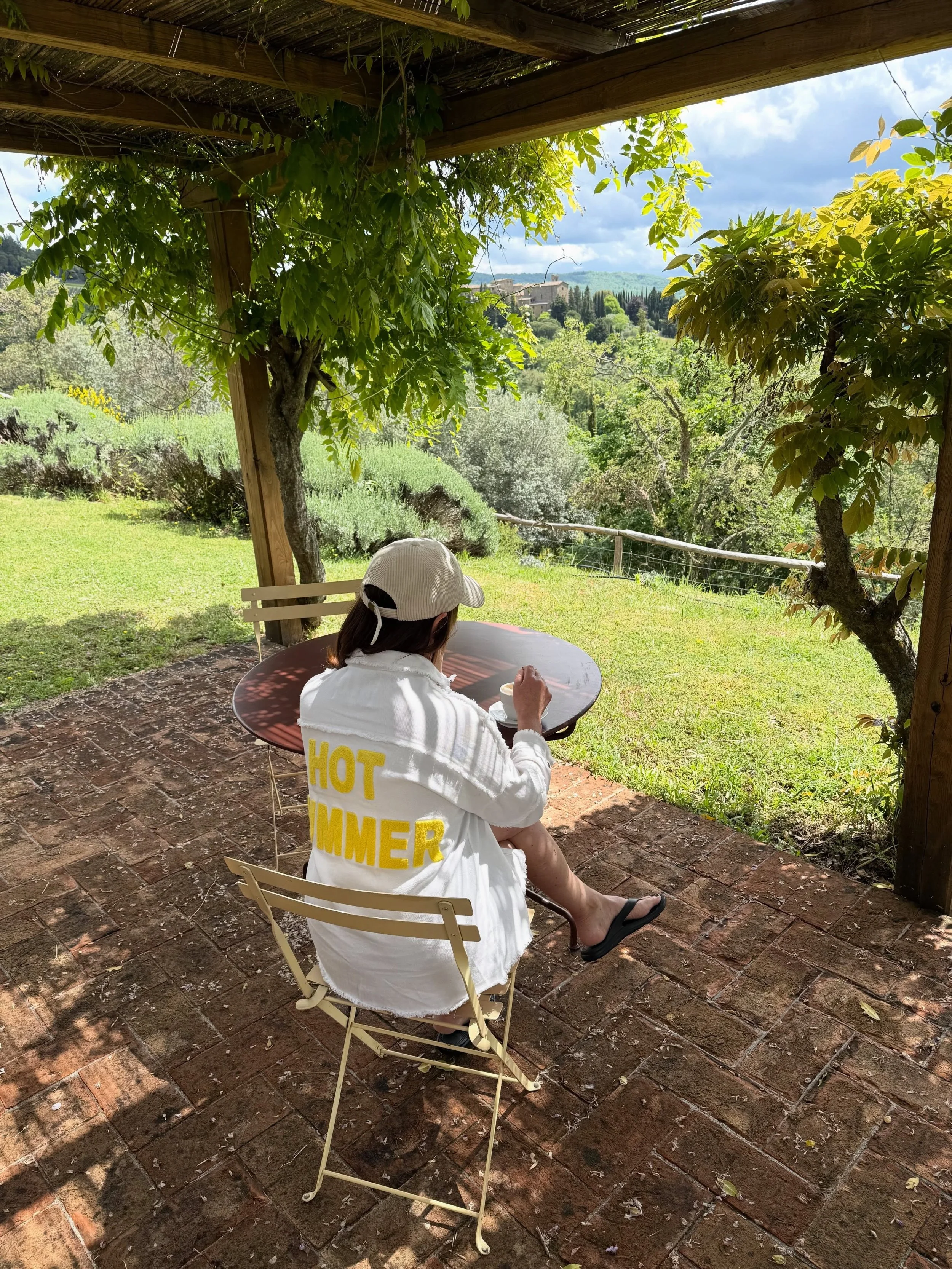 Tuscany, Italy 📍 

10 days at a slower pace. 

Chianti in hand, pasta on repeat, tomatoes stealing the show and absolutely nowhere to rush to. 

Just our little trio now ❤️ 
My husband, brother and me. 

Slower mornings, longer meals &amp; soaking u