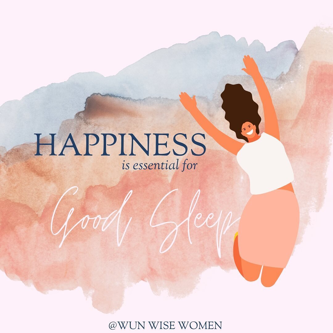 NO HAPPY 😆 = NO SLEEP 😴💤

How often are you making time to do things that make you smile and full heartedly belly laugh? Could you be doing more ? Genuinely being happy, feeling joy and practising gratitude are all essential parts of the sleep sto