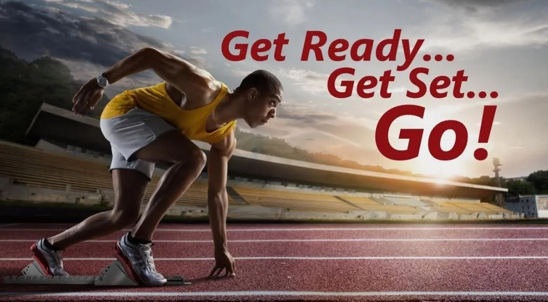 Get ready... set ...GO!