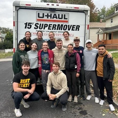 Family of six moved in two hours ✅

A couch, tables, dressers, recliners, medical gear, beds, and a whole bunch of boxes and bins - out of one house and up quite the staircase into a new home on Saturday morning. Thanks to Messiah Lutheran Church-Por