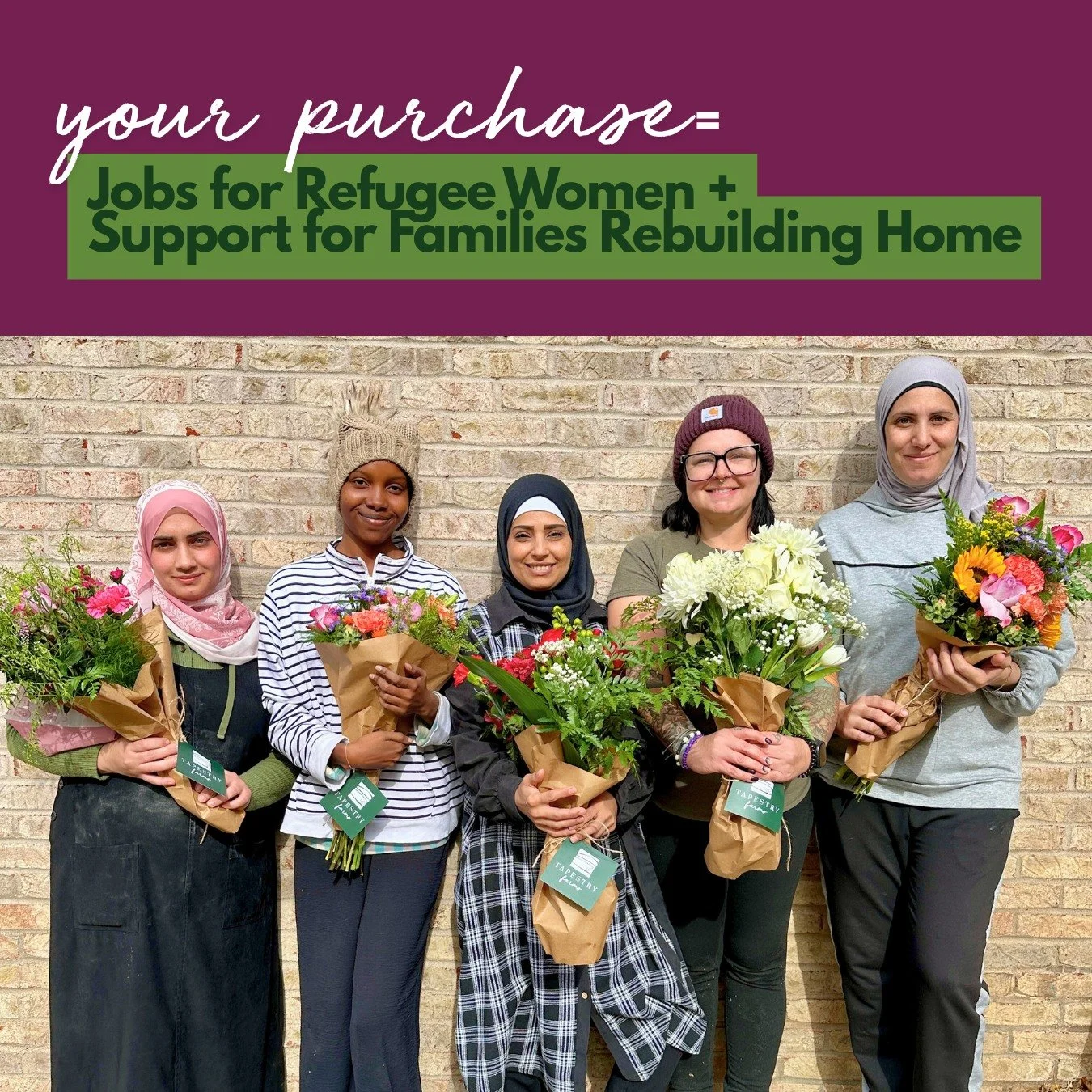 We're growing our social enterprise...just in time for the holidays! Let us help make your holidays both meaningful and easy:

 🎉 Feeding a crowd? Purchase a pan of baklava for the group!
💝 Looking for a hostess gift? A box of baklava OR a flower b