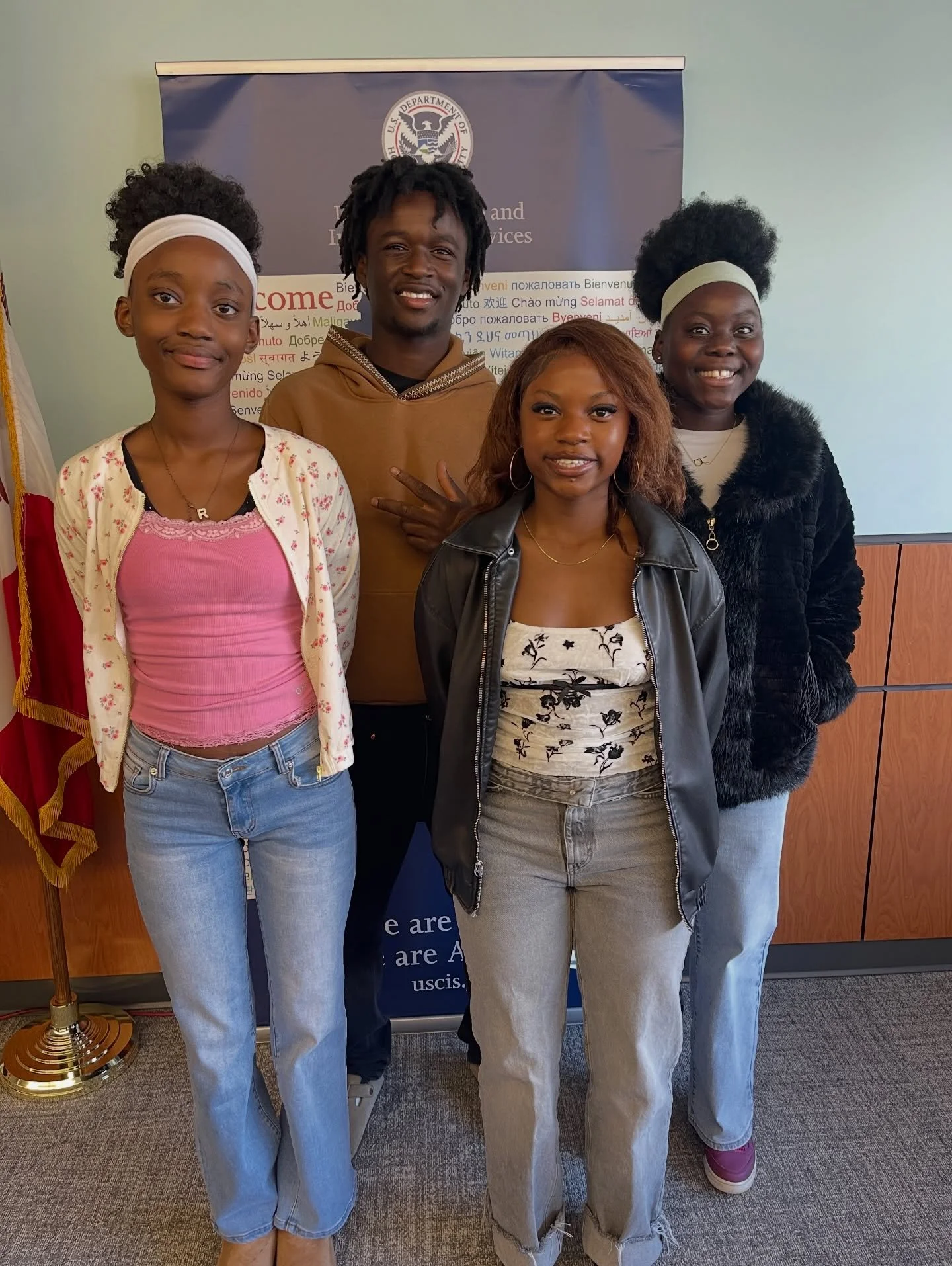 U.S. citizens ❤️🤍💙 Congratulations to the &ldquo;littles&rdquo; of the family who inspired it all. Nearly 10 years after their arrival on a Tuesday evening in September 2016, they have grown into incredible humans with big, beautiful lives ahead of