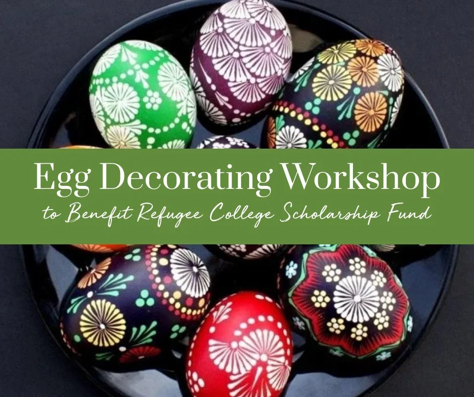 Mark your calendars for Saturday, March 14th at Tapestry Farms for a hands-on egg decorating workshop that blends art, tradition, and a GREAT cause! You'll learn an intricate, traditional method, and leave with new skills &mdash; and a beautifully fi