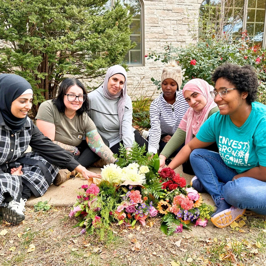 We all have someone who shows up for us.
This is an easy way to show up for them.
Gorgeous bouquets and delicious Dubai Chocolates made by and in support of refugees building new lives in the Quad Cities. 

Order on our Linktr.ee in time for Mother's