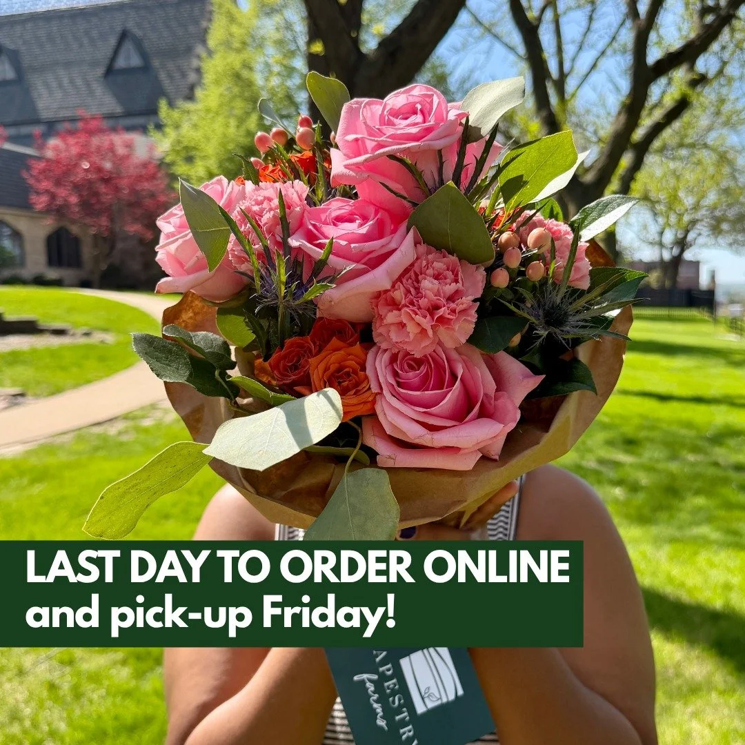 Mother&rsquo;s Day is this Sunday! Today is the last day to place an online order for our beautiful bouquets and boxes of Dubai Chocolate for pick-up on Friday (5/8). Made by and in support of refugees, she'll LOVE everything about it!!

🌸 Order tod