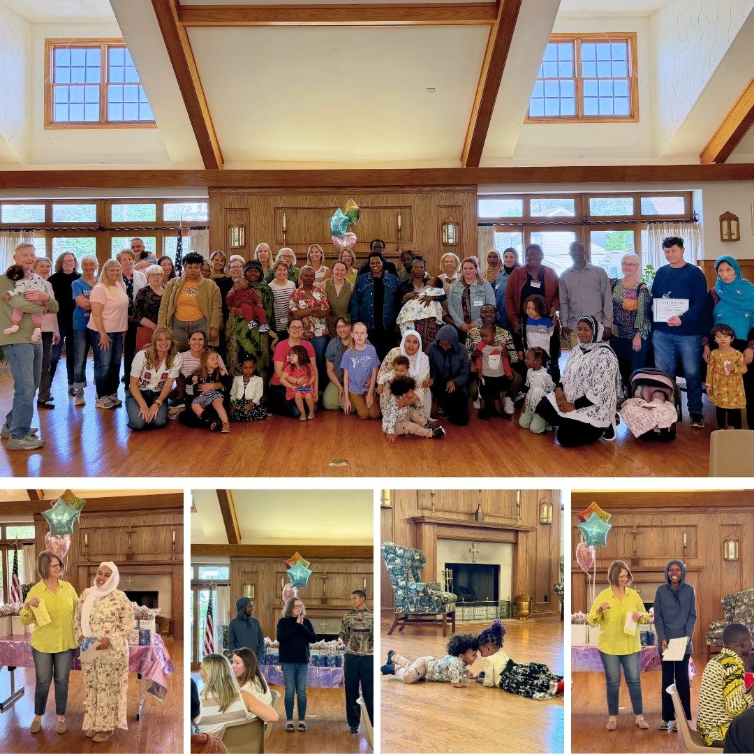 A few weeks ago we celebrated the end of another wonderful session of English class with dozens of students, volunteers, and community members. It was an absolute joy to acknowledge the hard work, time, and effort put into these 16-weeks of class. Tw