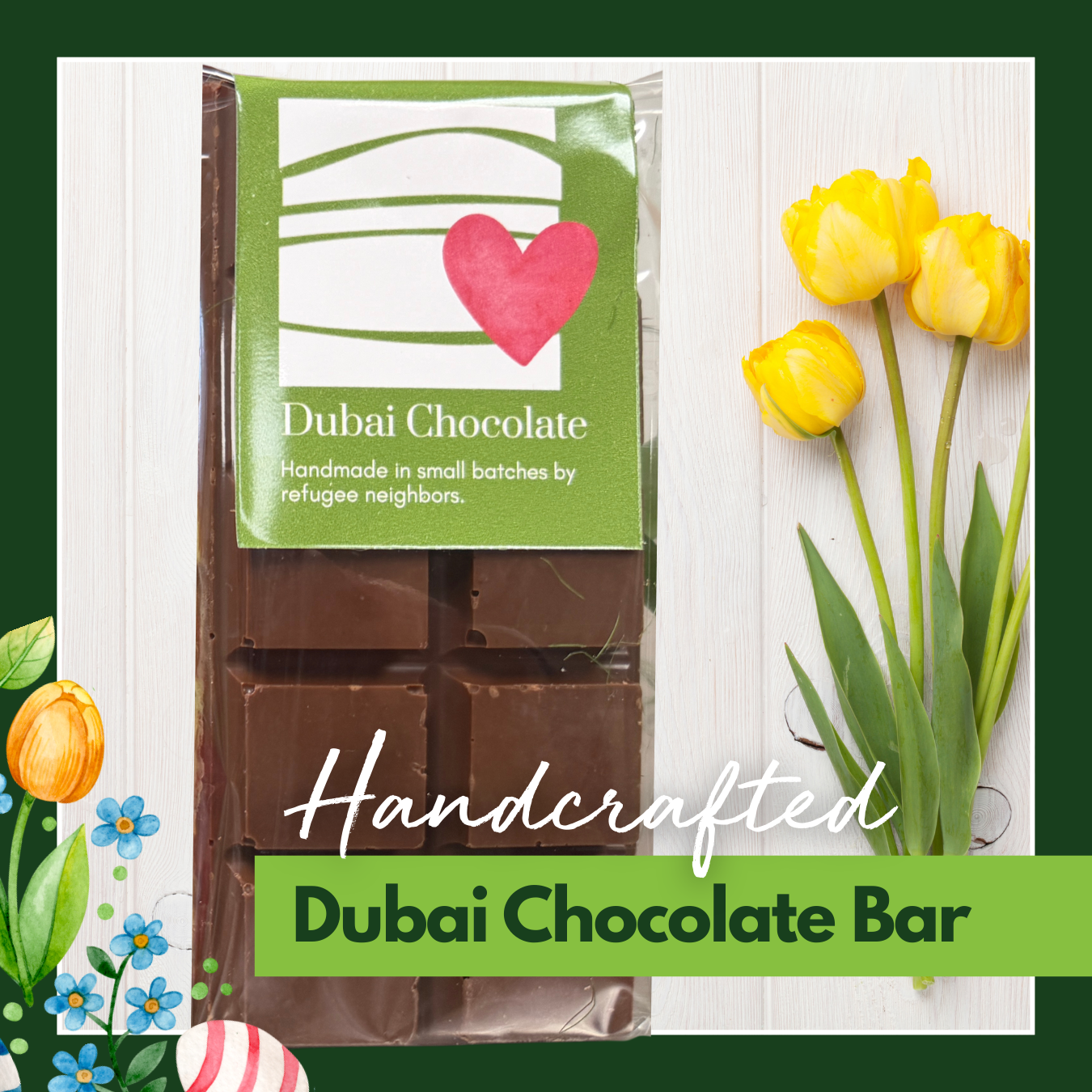 Dubai Chocolate Easter Bar