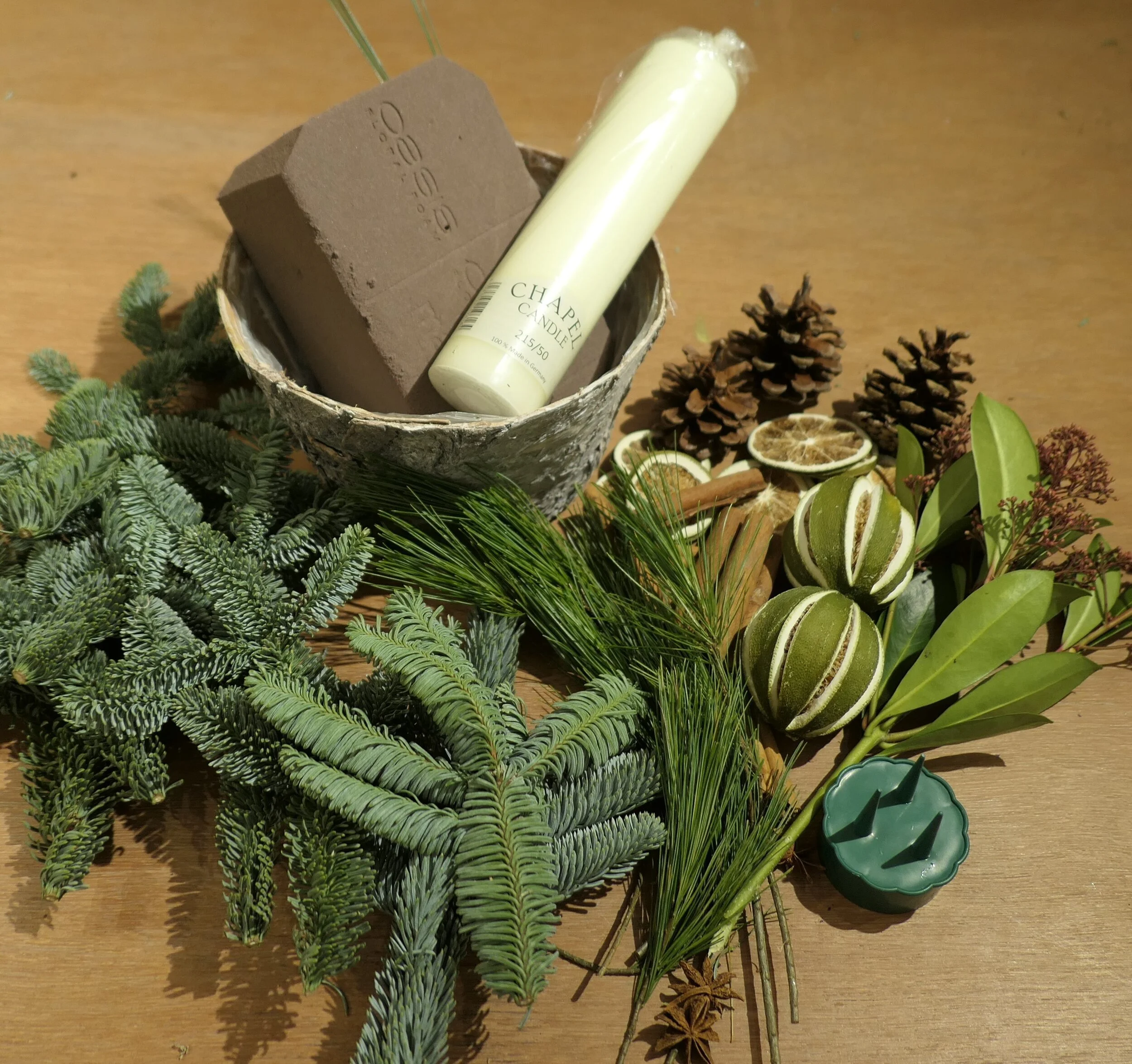 Christmas fresh Pine table design- DIY Kit!