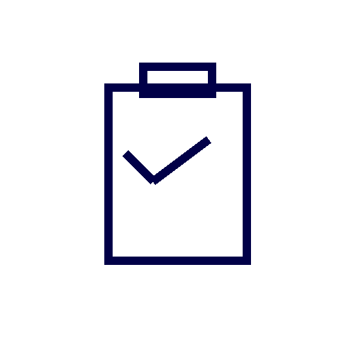 Geometric drawing of an outline square with sections divided by vertical, horizontal, and circle lines.
