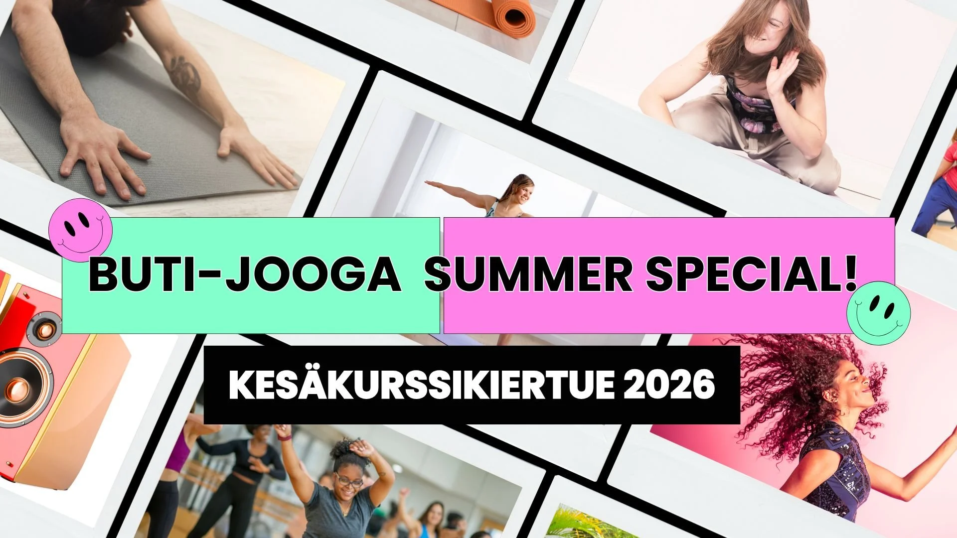 Buti-joogan Summer Special -kurssit saapuvat kuudelle paikkakunnalle