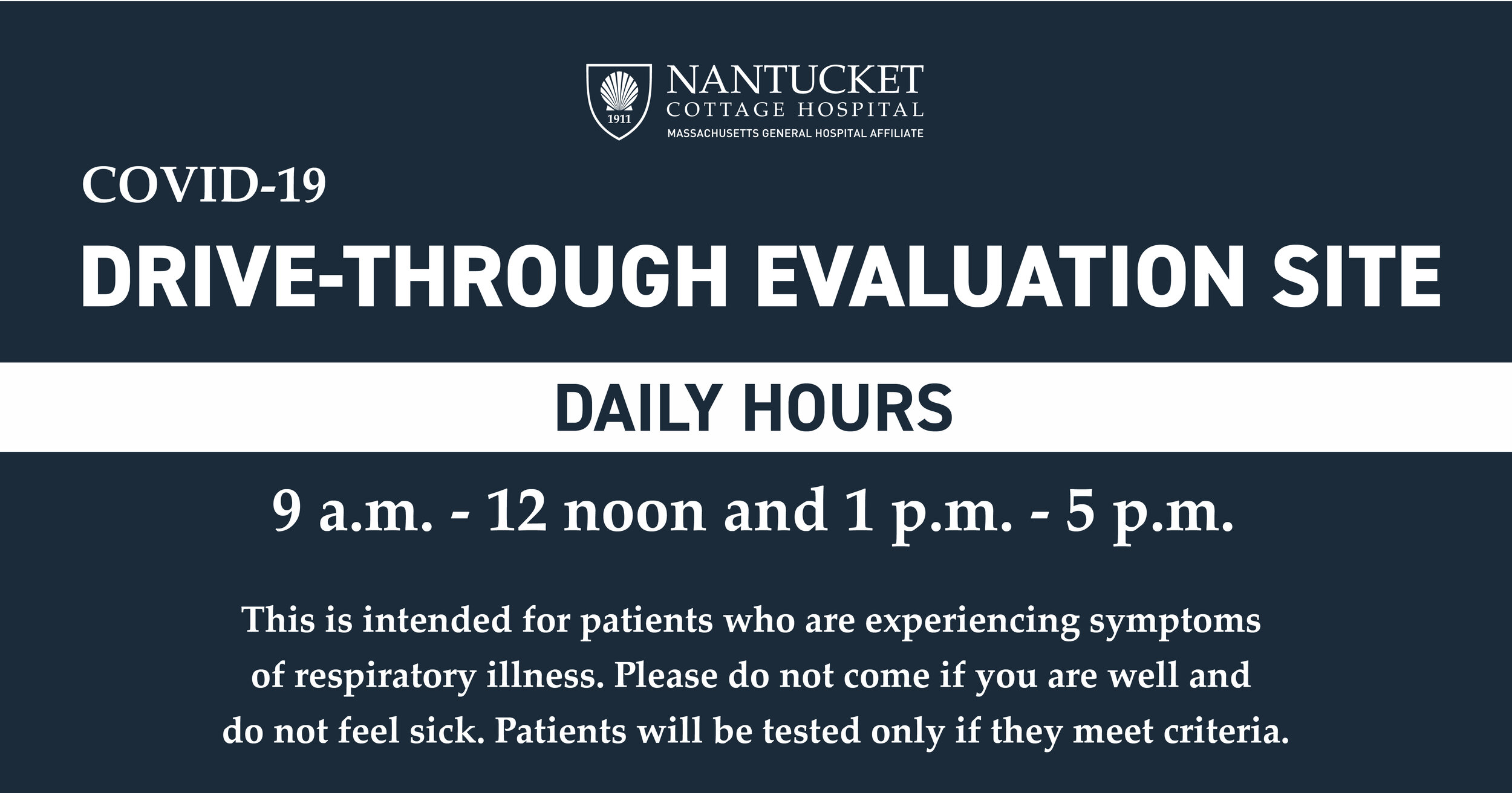 Nantucket Cottage Hospital Covid-19 Information