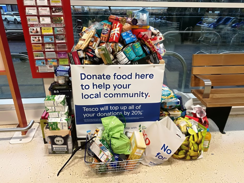 Tesco food collection taken by Dave Beck
