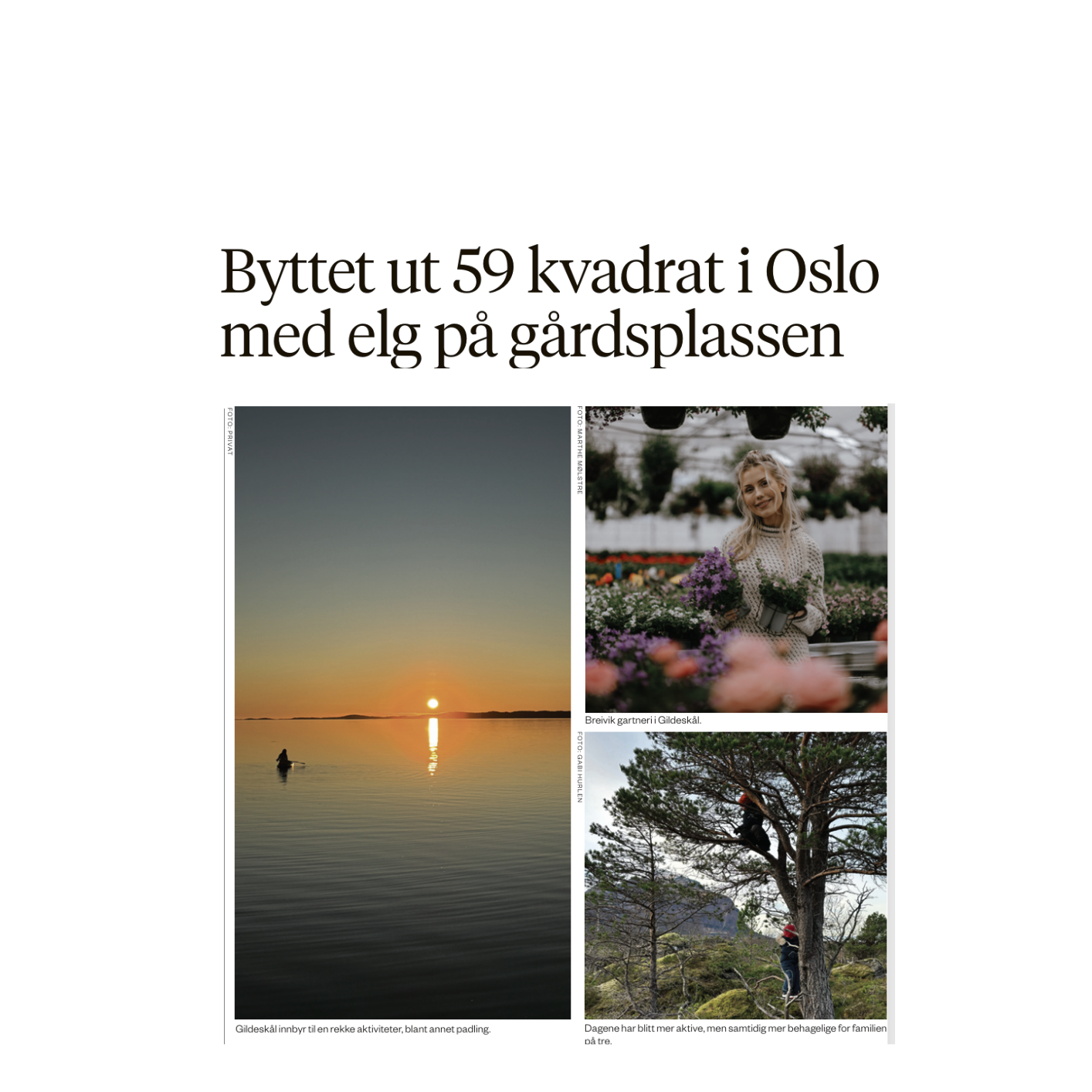 Dagbladet deler "Gode historier fra Gildeskål"