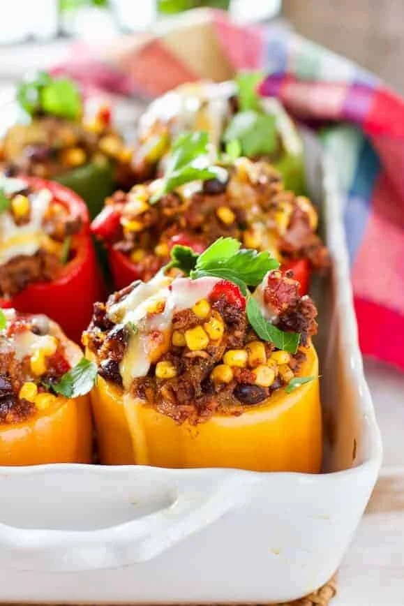 Beef Stuffed Peppers