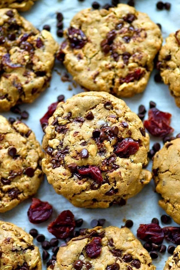 Loaded Oatmeal, Almond, Chocolate and Cherry Cookies.jpg