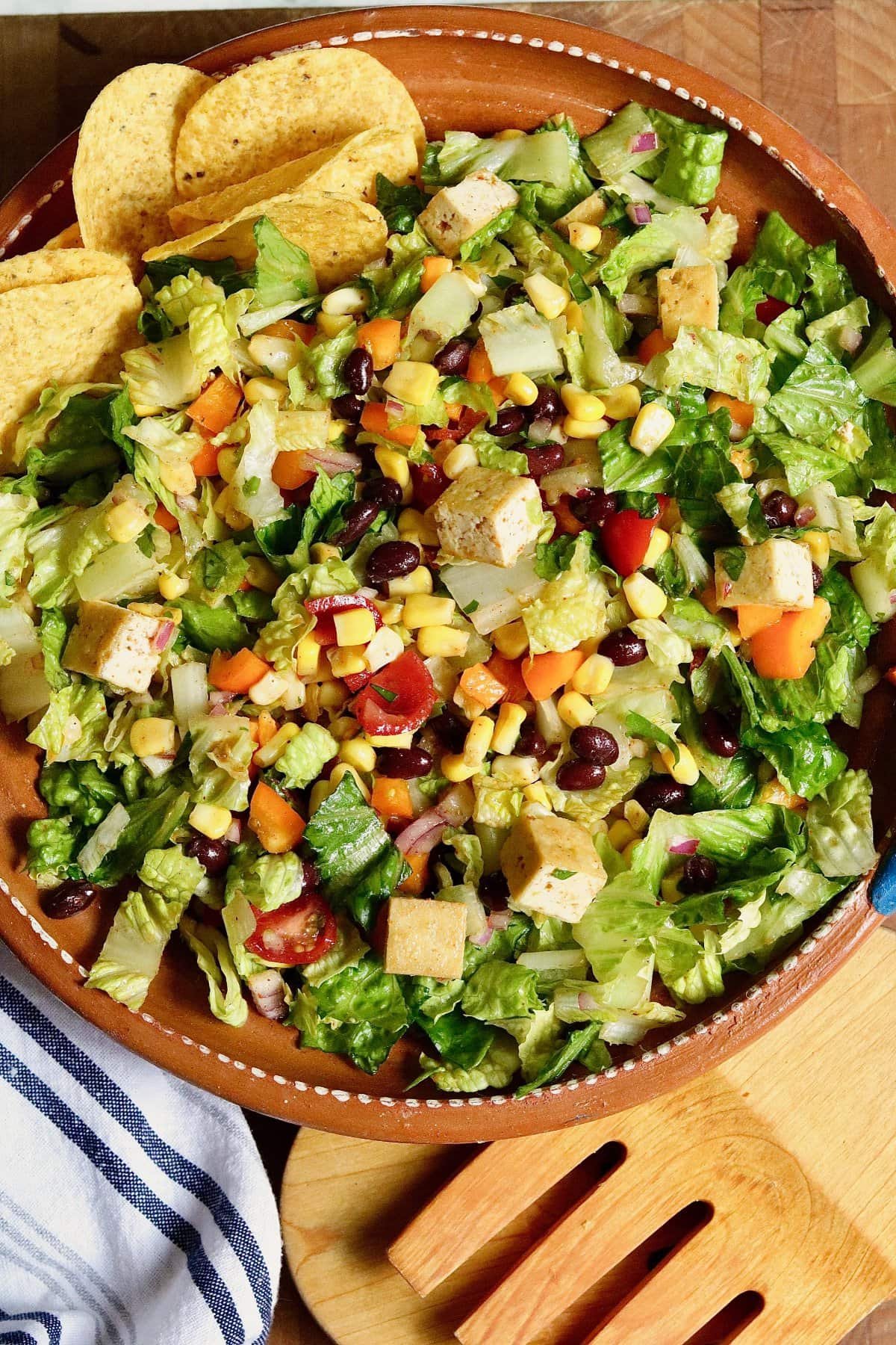 Mexican Chopped Salad with a Taco Dressing and Chips.jpeg