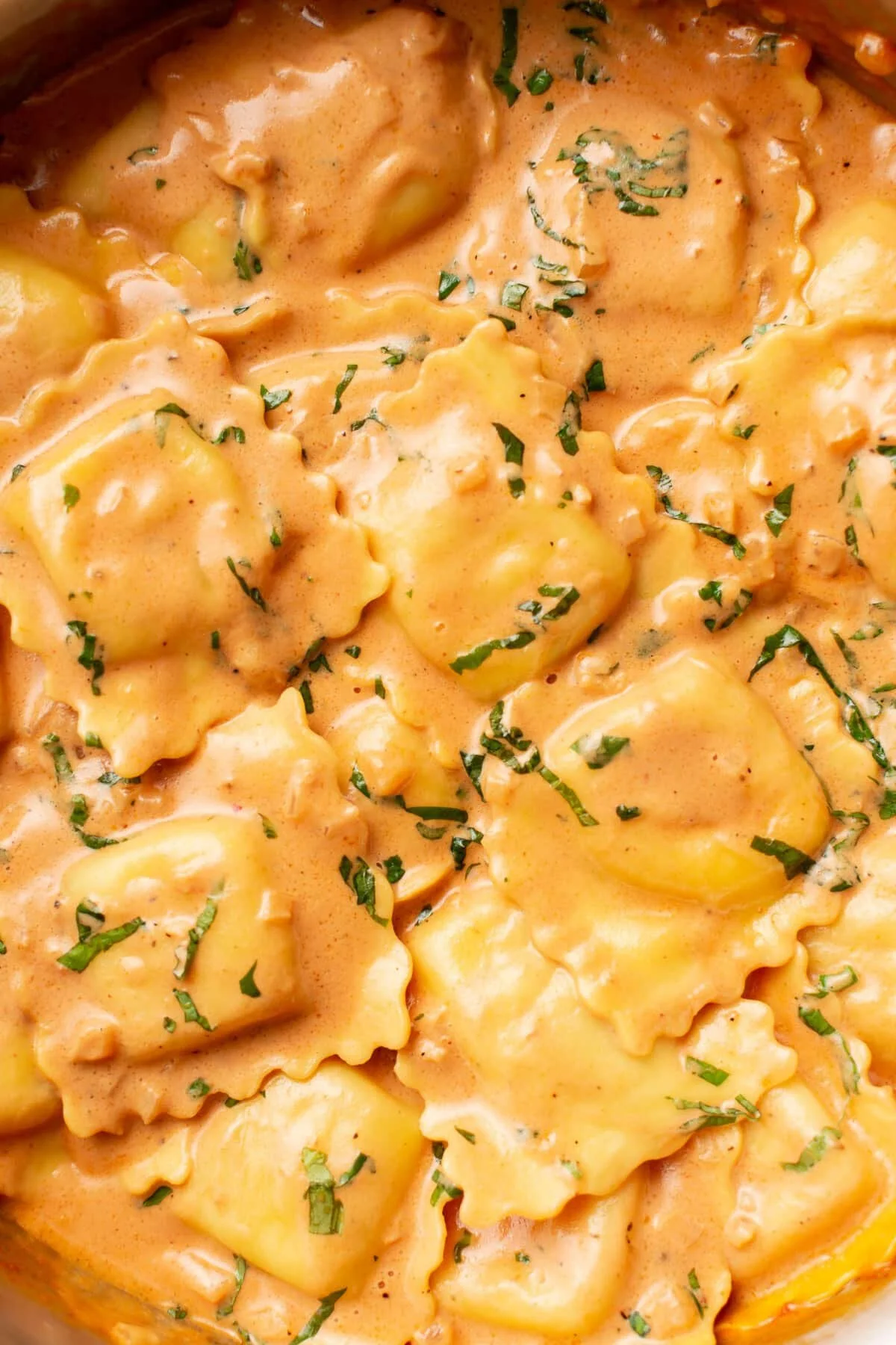 DAIRY Cheese Ravioli in Vodka Sauce