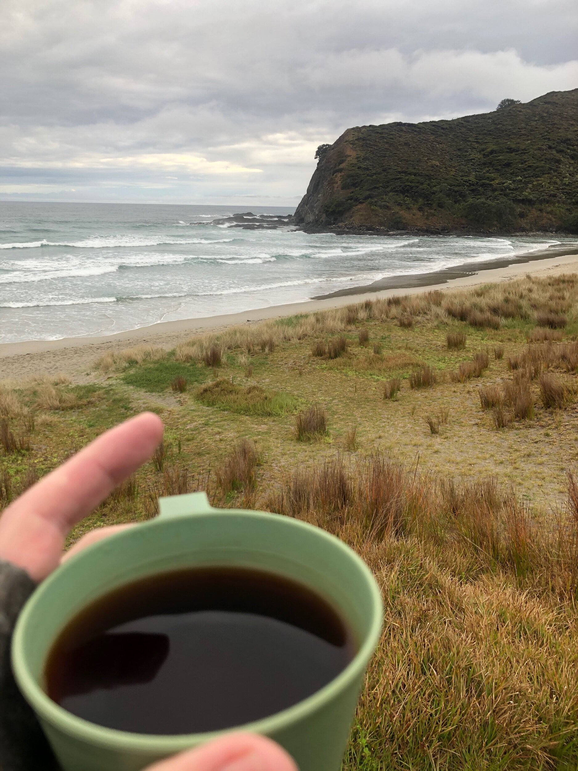 Morning coffee with a view