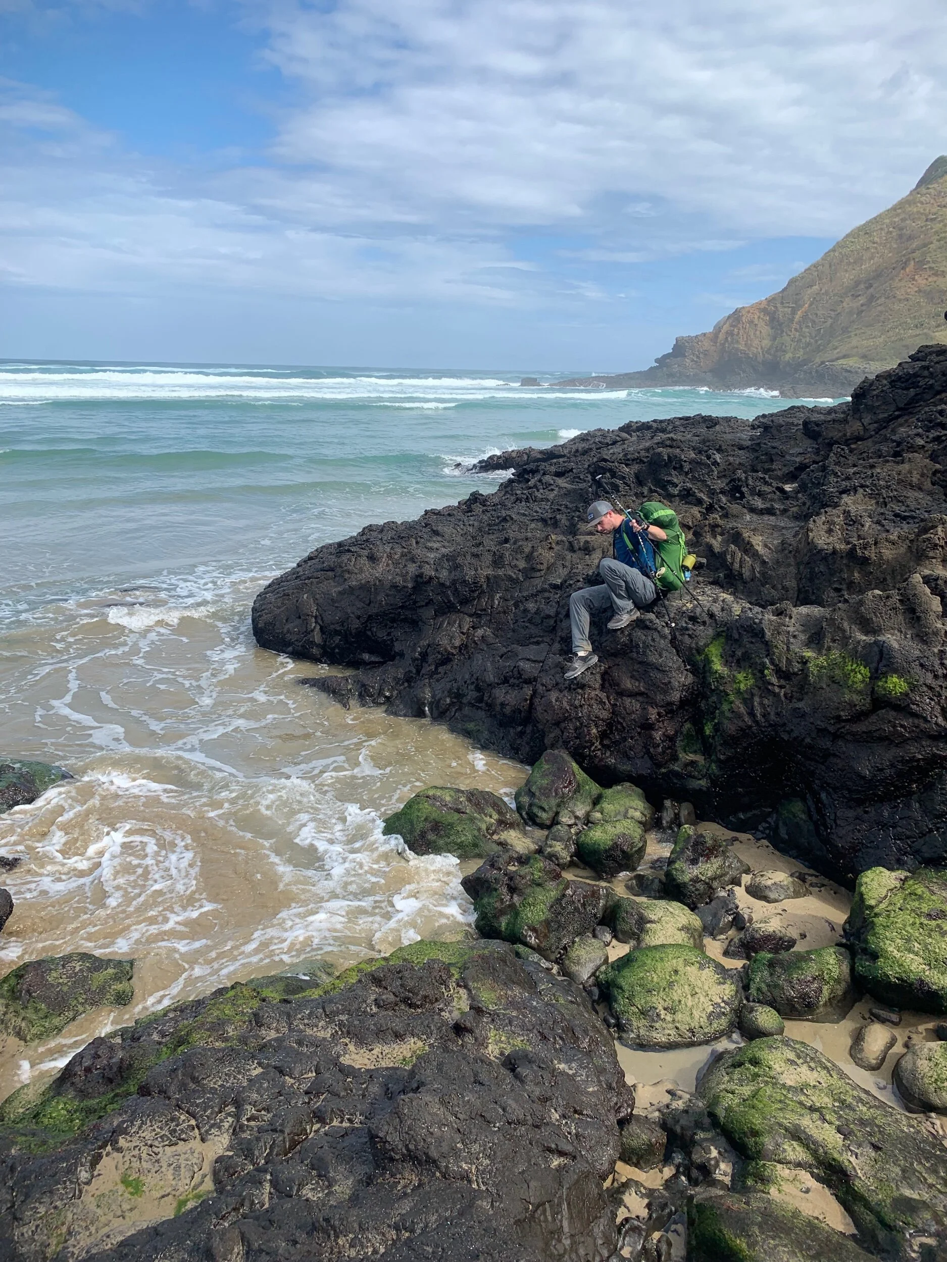 Moments before getting wet