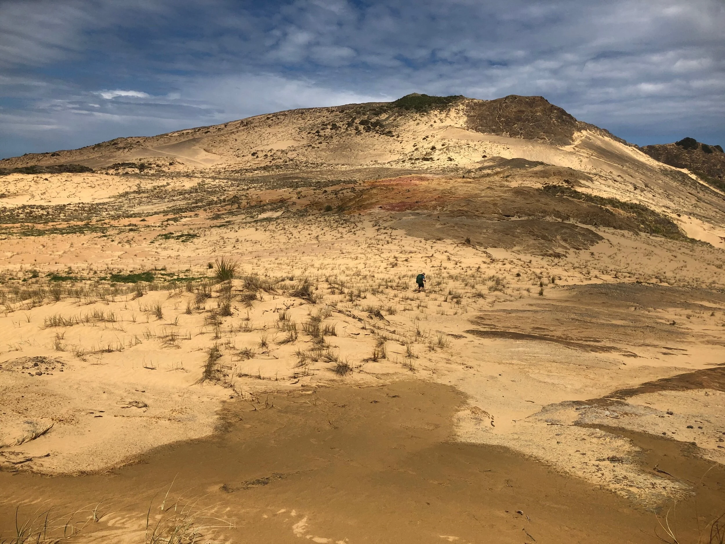 Flat area on top of Herangi Hill