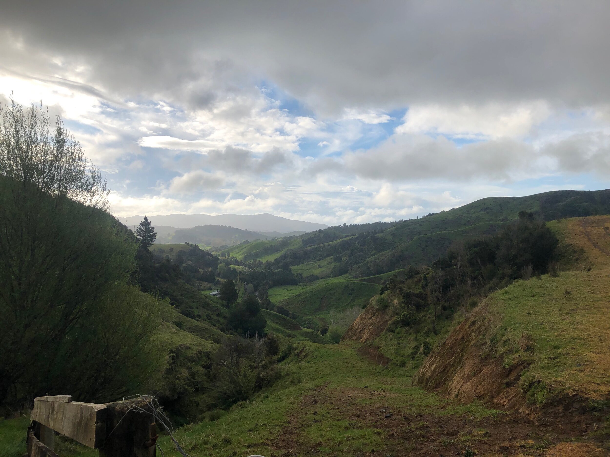 View from just below the campsite