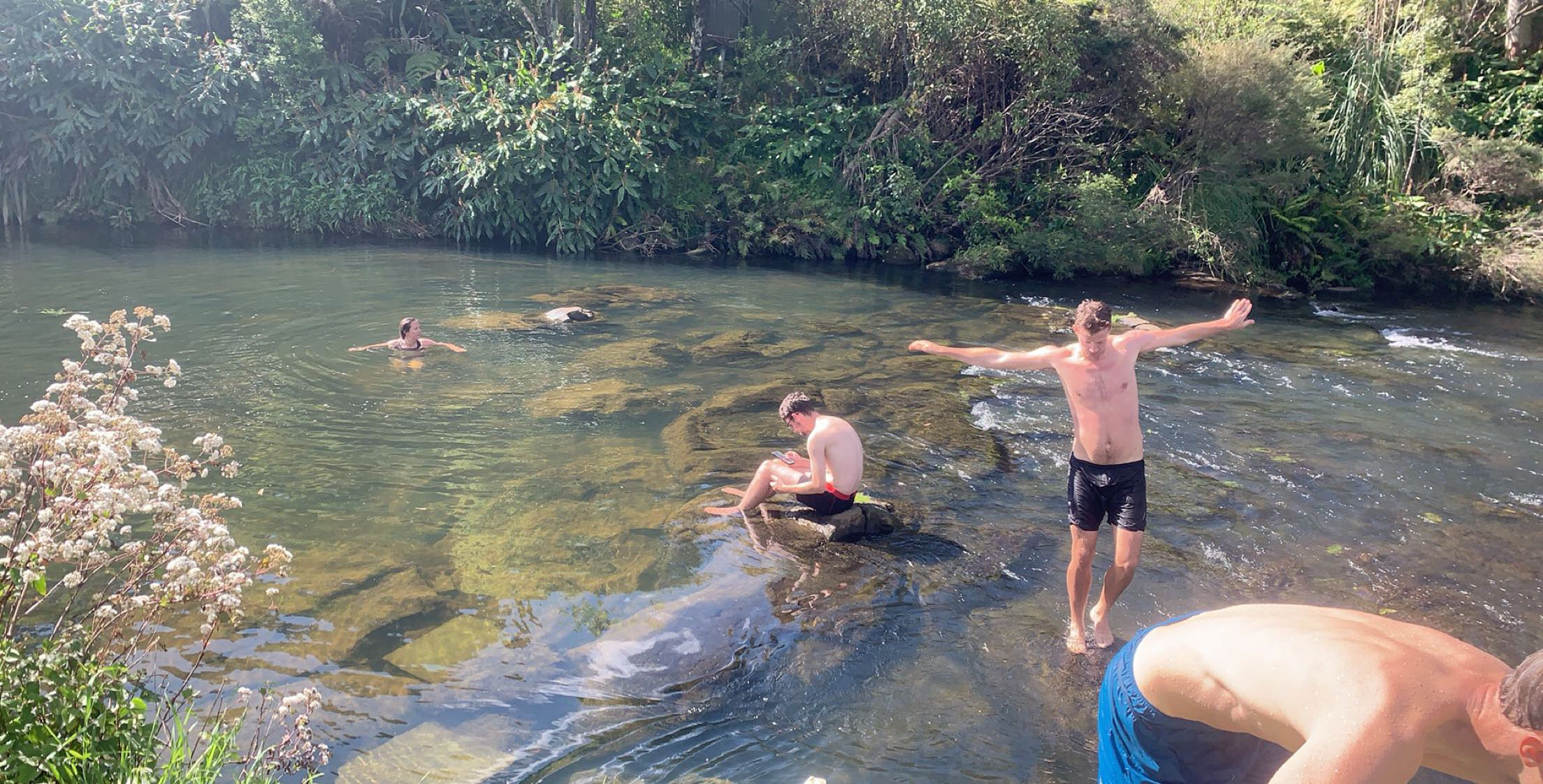 Relaxing in the River