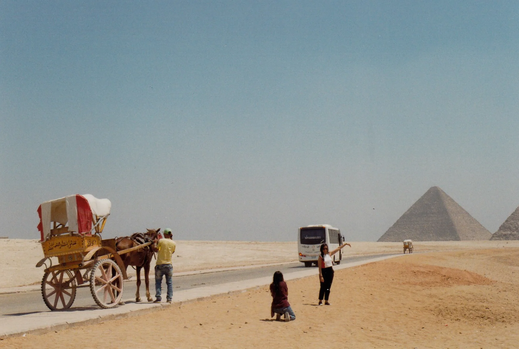  First time at the pyramids shot on film by me. 