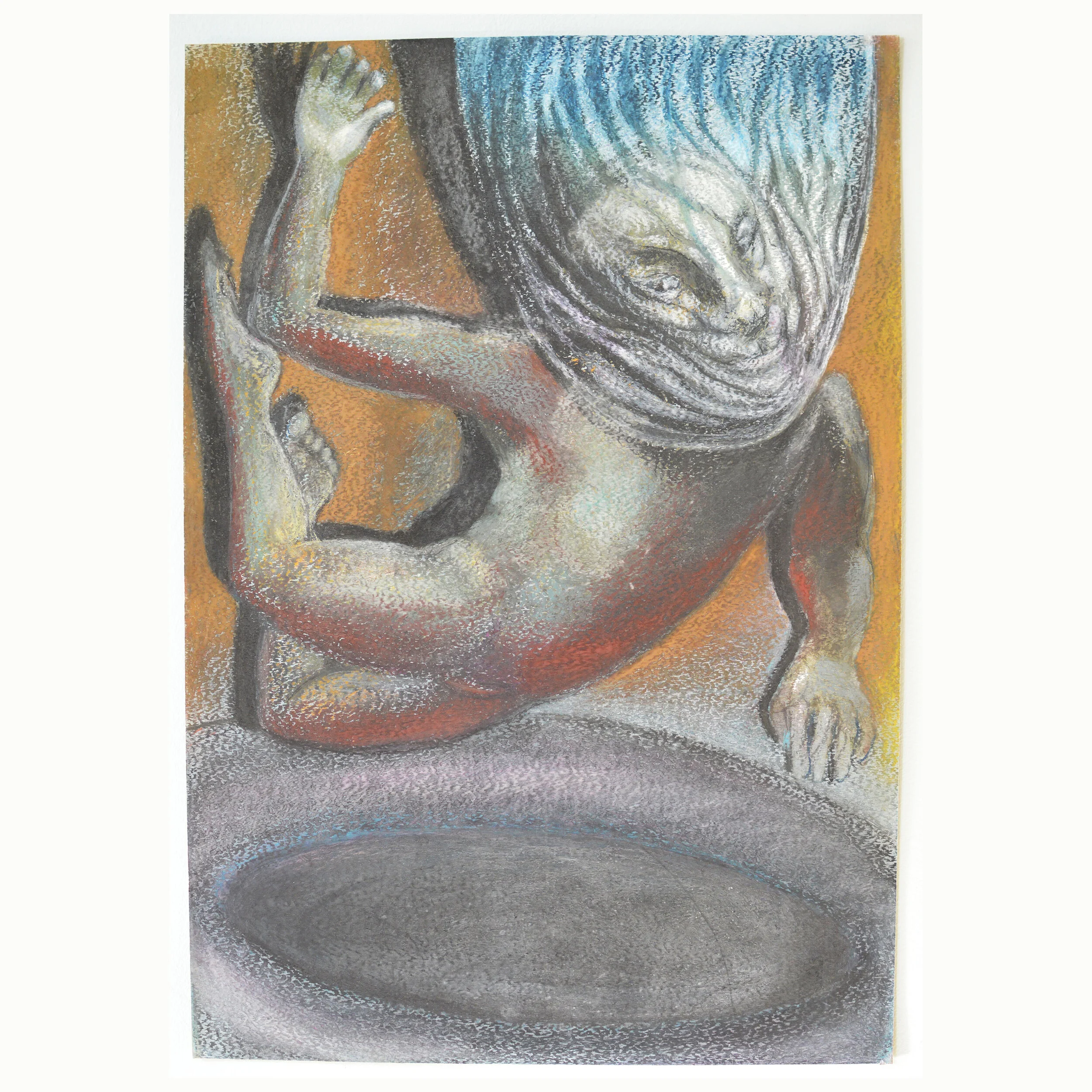 Man falling into a void 02