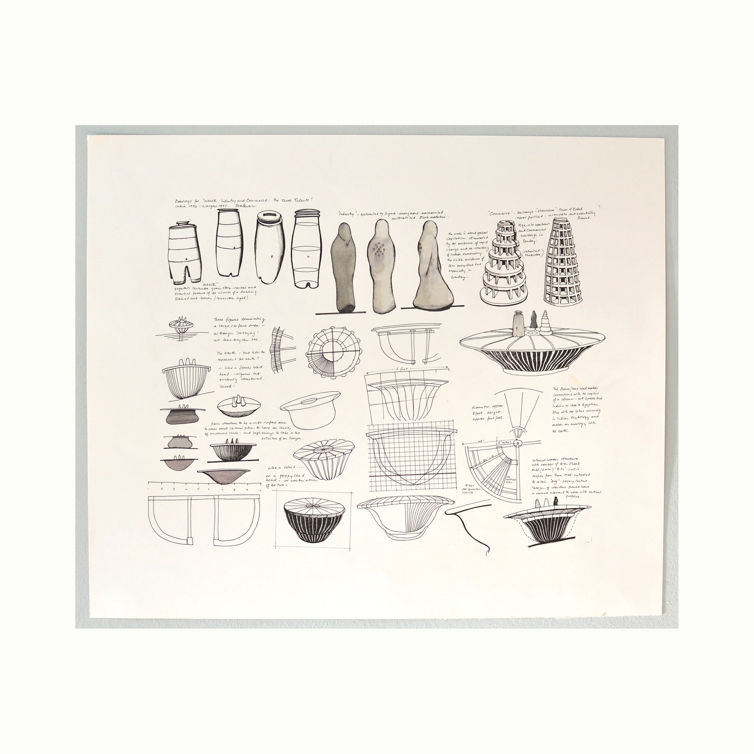 Drawing for Wealth, industry and Commerce